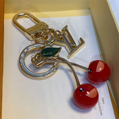 L$V Cherry Keychain