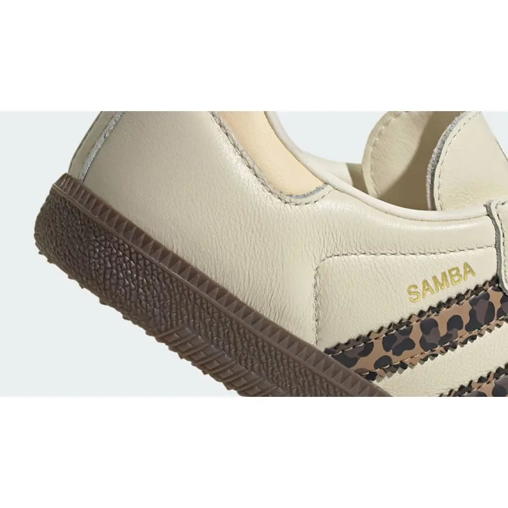 Samba OG GS – Leopard Cream White