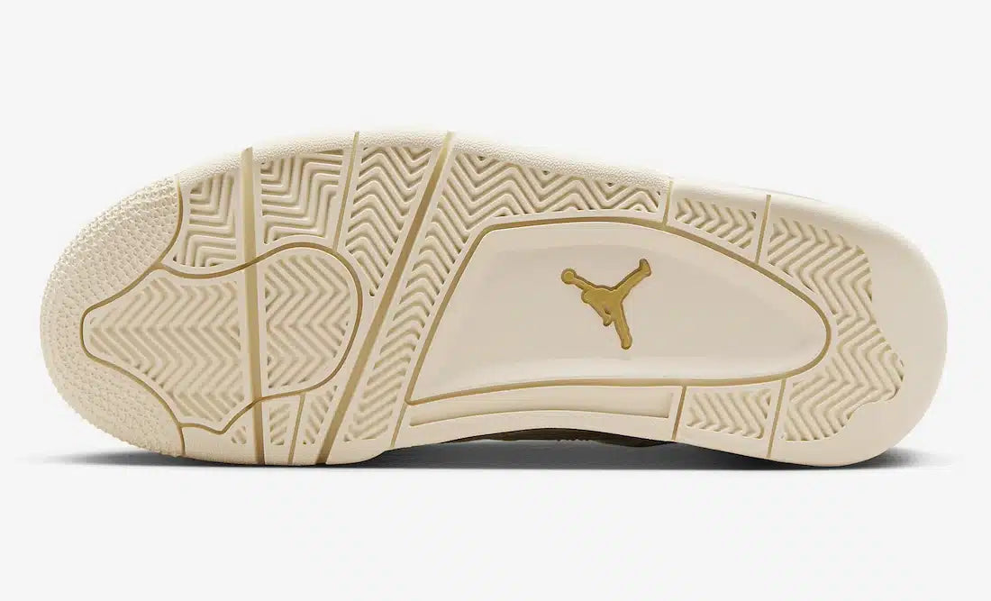 Air Jordan 4 Sail Metallic Gold