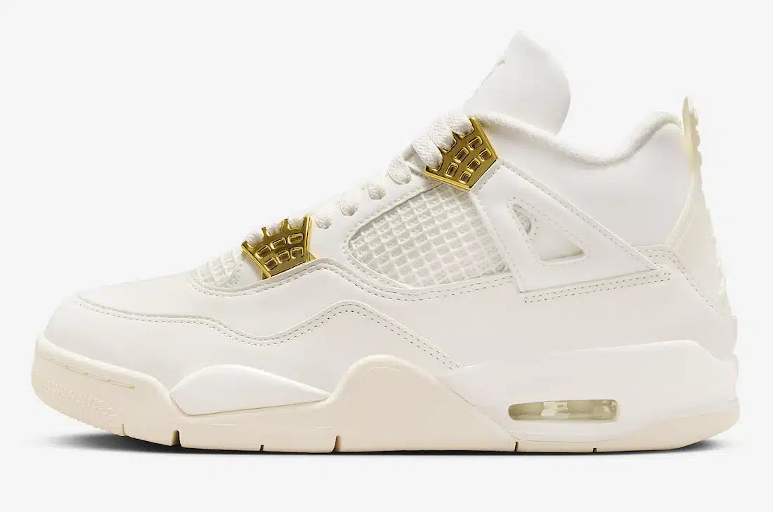 Air Jordan 4 Sail Metallic Gold