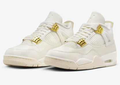 Air Jordan 4 Sail Metallic Gold